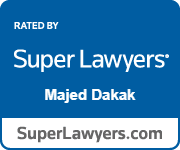 Rated By Super Lawyers | Majed Dakak | SuperLawyers.com